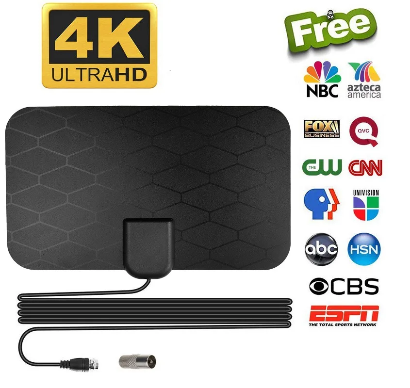 1800 mile Digital Antenna TV indoor Amplifier Signal Booster DVBT2 HDTV antennas isdb-tb Satellite Signal receiver TV Aerial kexin indoor 1800 miles hd tv antenna digital antennas amplification 4k dvb t2 freeview isdb tb local channel broadcasting