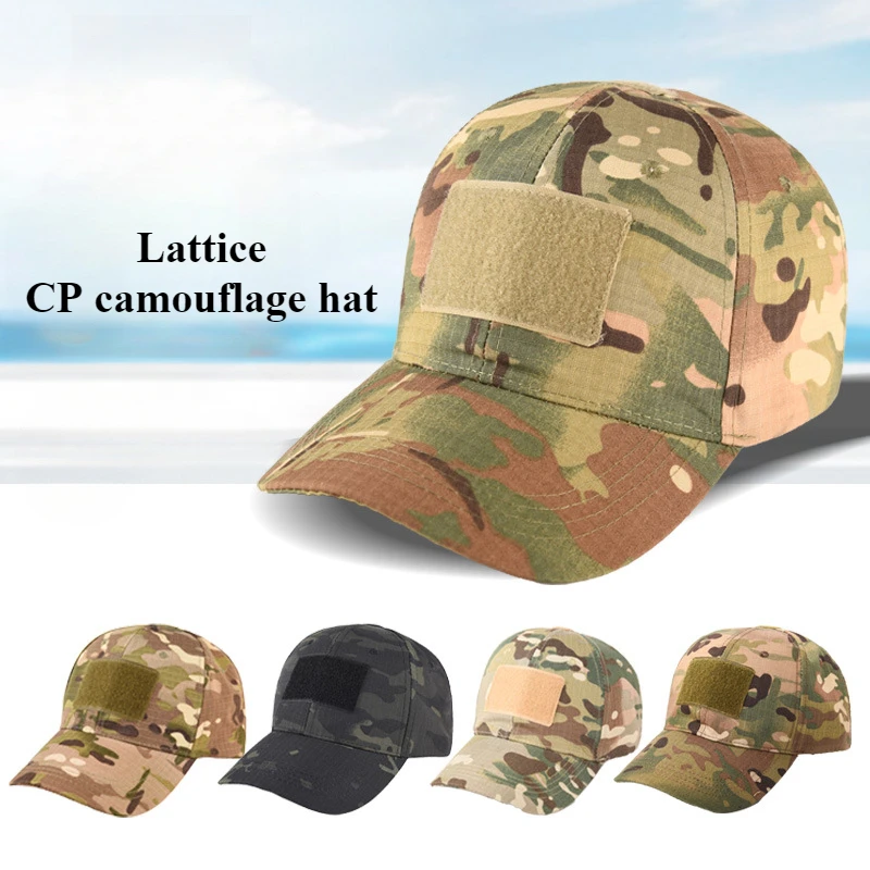 Outdoor Camouflage Sports Caps for Men Woman Adult Mesh Adjustable Golf Cycling Running Fishing Hunting Hiking Basketball Hats