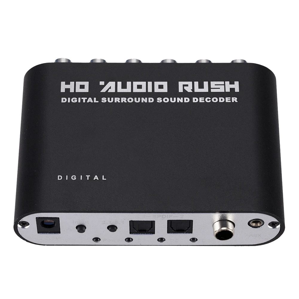 Digital to Analog 5.1 CH Audio Decoder Amplifier SPDIF Coaxial to RCA DTS AC3 Optical Digital Amplifier Analog Converte For TV for audio converter adapter,audio converter,audio decoder,audio converter amplifier