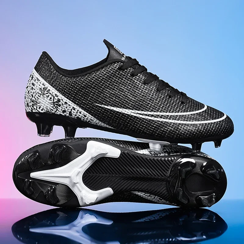 Men Society Football Shoes Resistant TF/FG Cleats Students Training Boy Soccer Shoes Comfortable Outdoor Sneaker Football Boots