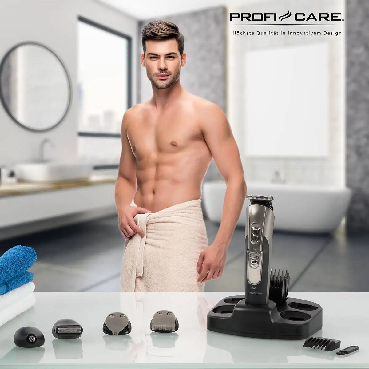 musiker fuzzy høst Proficare BHT 3014 5 in 1 Clippers, body shaver, Precision Trimmer, nose  and ear cutter, rechargeable, black, 600mA - AliExpress