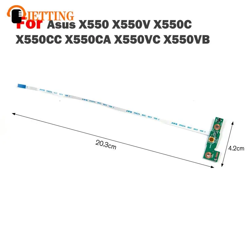 

Оригинальная Кнопка питания для Asus X550, X550V, X550C, X550CC, X550CA, X550VC, X550VB, плата питания с кабелем, аксессуары для ремонта ноутбука