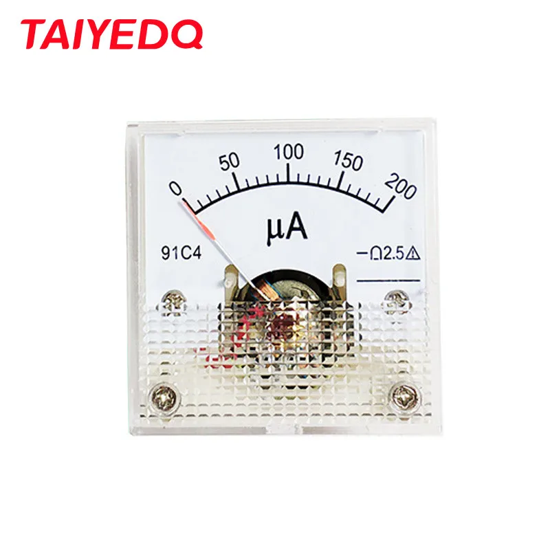 91C4 uA 100uA 200uA 300uA 500uA DC Pointer Type Analog Current Panel microampere-vs-milliampere-how-are-these-words-connected