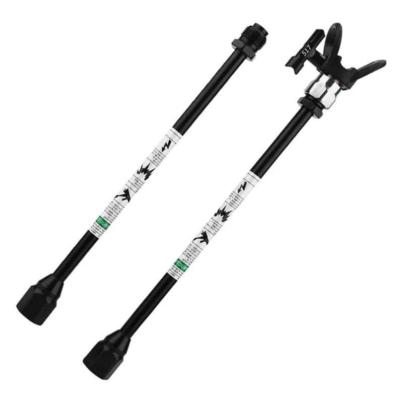 

12 Inch (30 Cm) Spray Extension Rod+517 Nozzle+Nozzle Tip Protective Cover Replacement G7/8-14 For Airless Spraygun