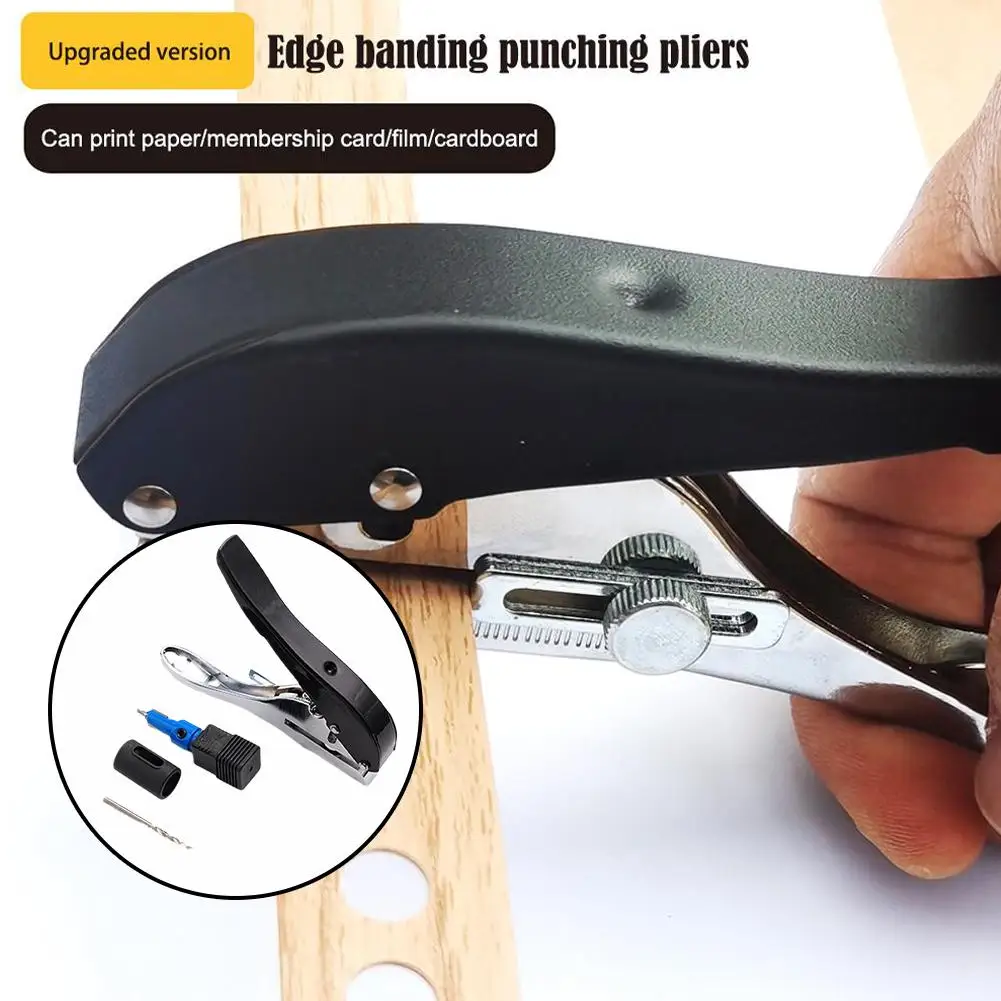 

Paper Puncher Screw Covers Hole Punch - 8mm Round Punch Pliers - Credit Photo Paper Card Corner Round Puncher Plier Tools