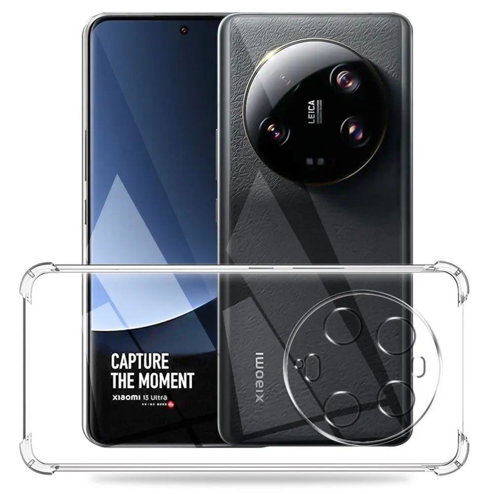 Clear Shockproof Silicone Soft Case Cover - Transparent Protective Shell