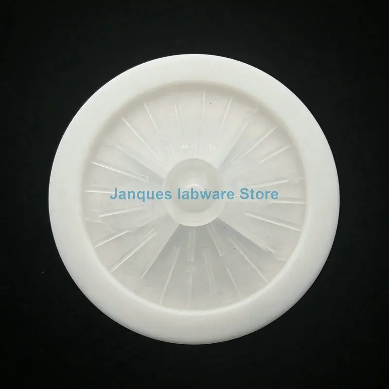 10 개/몫 실험실 생물학적 배양 50mm 0.22um 일회용 공기 필터 소수성 PTFE 멤브레인이있는 무균 공기 호흡 필터