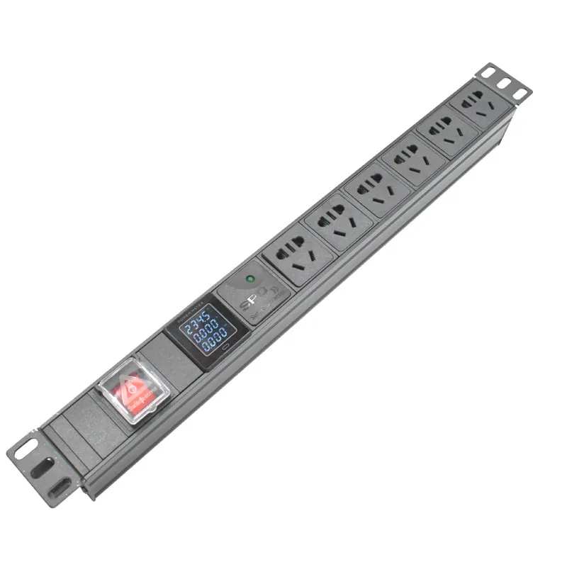 

Стойка сетевого шкафа Smart PDU 1U блок распределения питания 2-9AC AU SOCKET C20 AU PLUG 1M wire