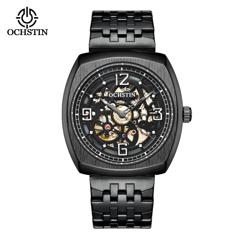 2023OCHSTIN New Top Brand Luxury Watch Automatic Men Mechanical Wristwatch Sports Waterproof Glass Stainless Steel  Reloj Hombre