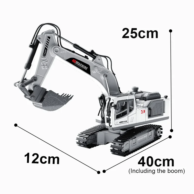 Excavatrice RC 14 Canaux 3 en 1 - Camion Chenillé Télécommandé