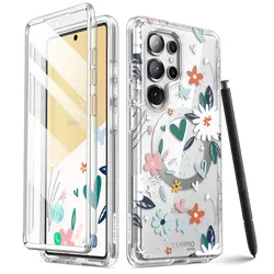 Stylish Full - Body Protective Case with Built - in Screen Protector by I - BLASON Cosmo Mag - Pc + tpu (Paint)