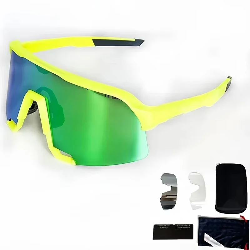 White Men's Cycling Discoloration Goggles S3 S2 Glasses Bicycle Goggles Sports Sunglasses Polarization Road Bikes Accessory 2