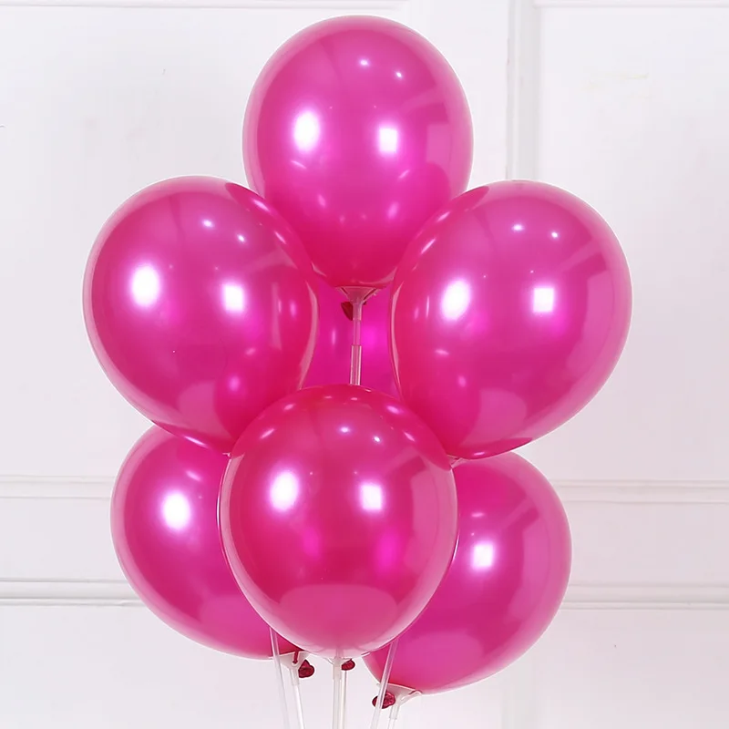 진주 라텍스 풍선, 화이트 핑크 퍼플 헬륨 볼, 웨딩 성인 생일 파티 장식, 베이비 샤워 글로보, 20, 50 개, 10, 12 인치