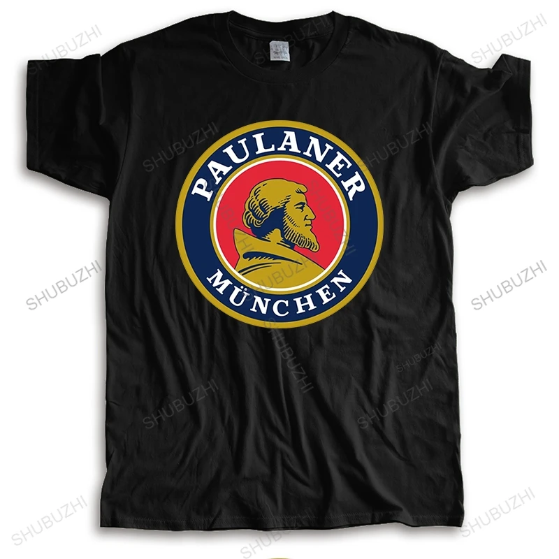 Homme Brand Fashion T Shirt Summer Men Casual T-Shirt Paulaner Munchen German Funny Top Tees Mens Streetwear Allentato Cool Tshirt