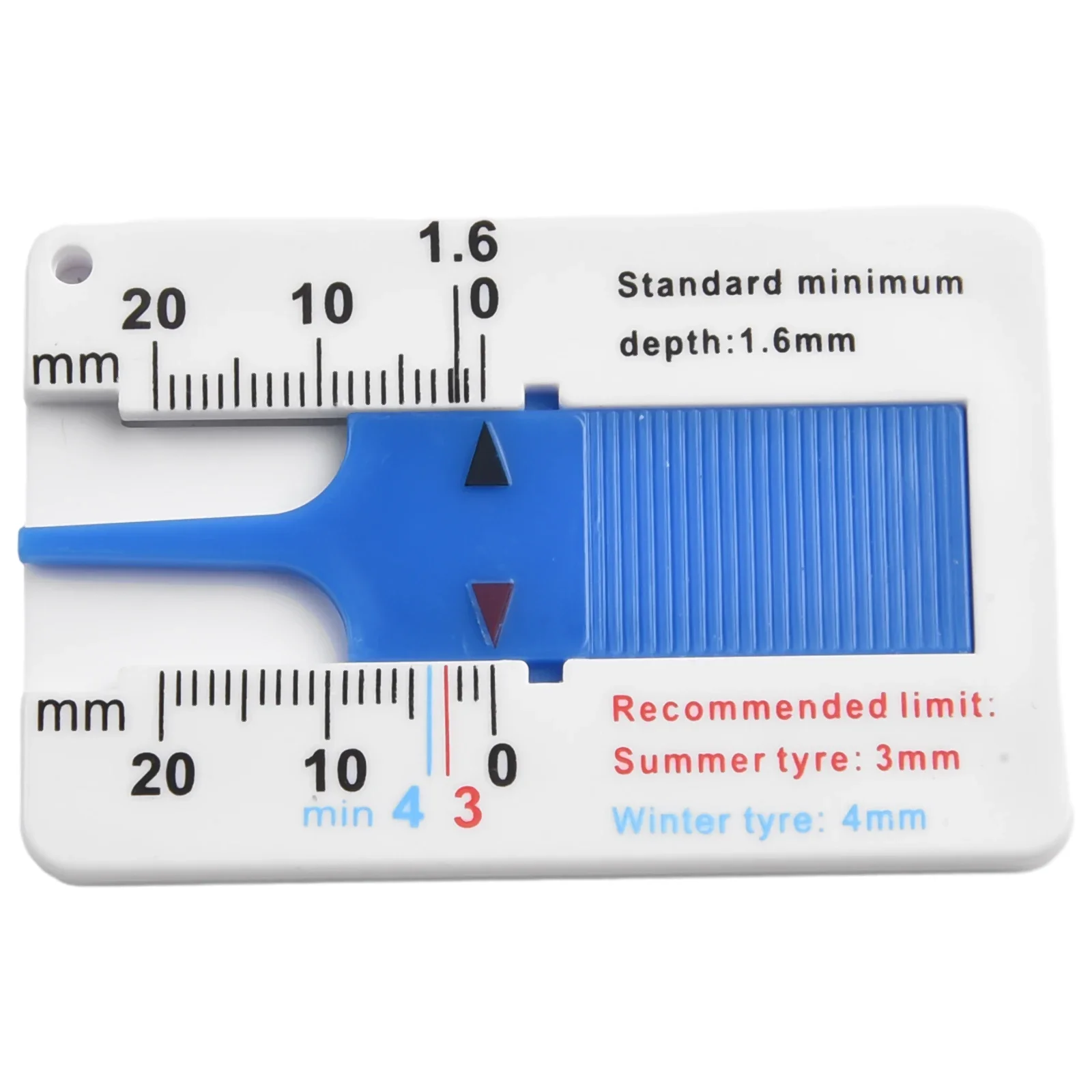 Tyre Tread Depth Gauge 0-20mm for Auto Car Wheel