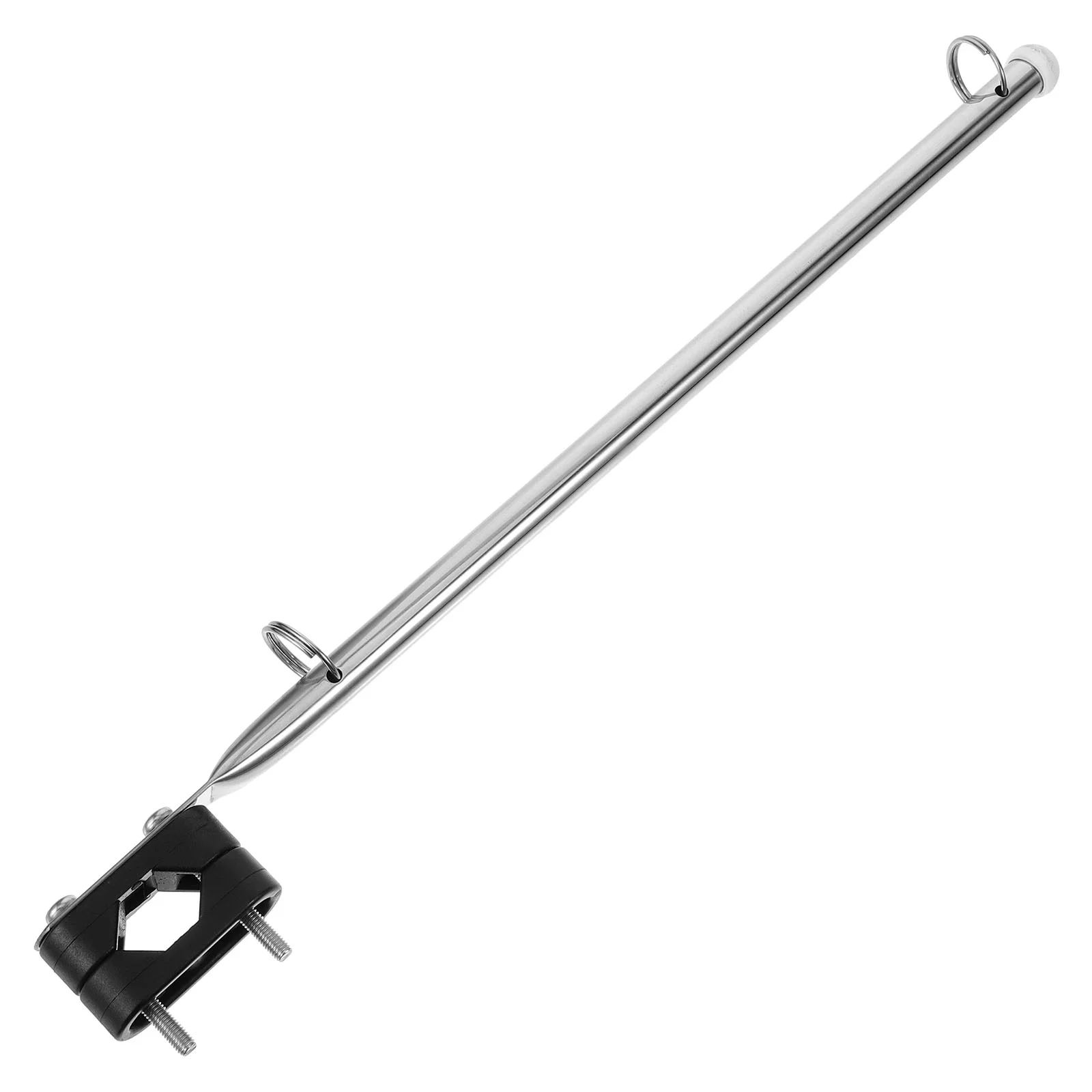 

Convenient Flag Holder Banner Boat Fixing Small Flagpole Stainless Steel for Marine Boats Work