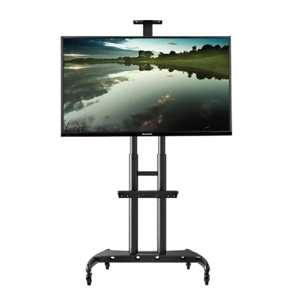Carrello Per Montaggio Tv Nbg Ava1800-70-1P Da 55-80 Pollici Di Alta Qualità Carrello Tv Al Plasma Lcd A Led Con Ripiano Av E Vassoio Per Fotocamera