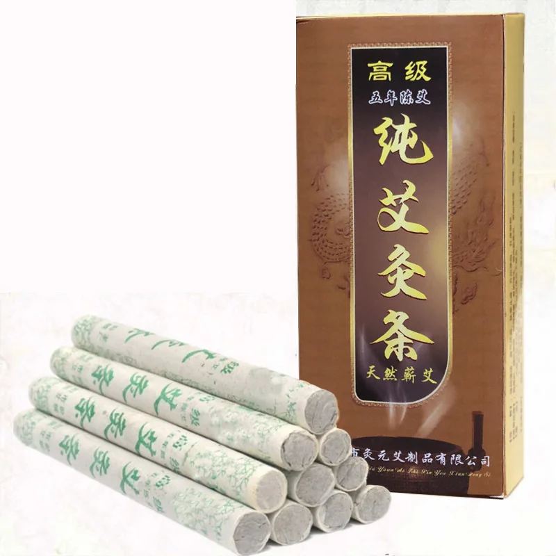 Moxa Rolls Pure Wormwood Traditional Moxa Therapy Chinese Hierbas Medicinale Moxibustion Stick Warm Meridian Massage Health Care