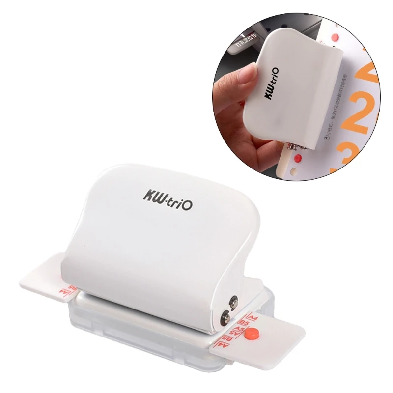 이중 구멍 펀치 도구 바인딩 파일 용지 DIY 앨범용 5장 펀치 용량