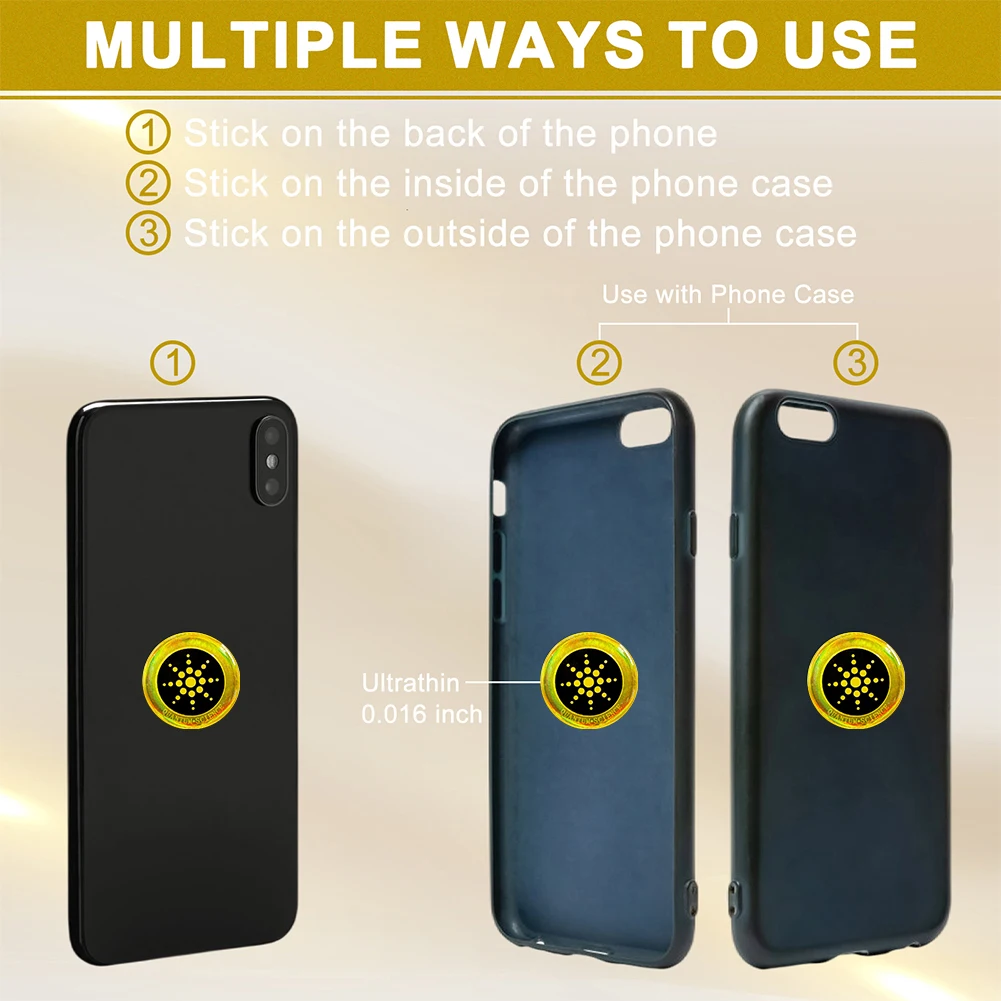 6-Pack EMF Shielding Anti-Radiation Stickers