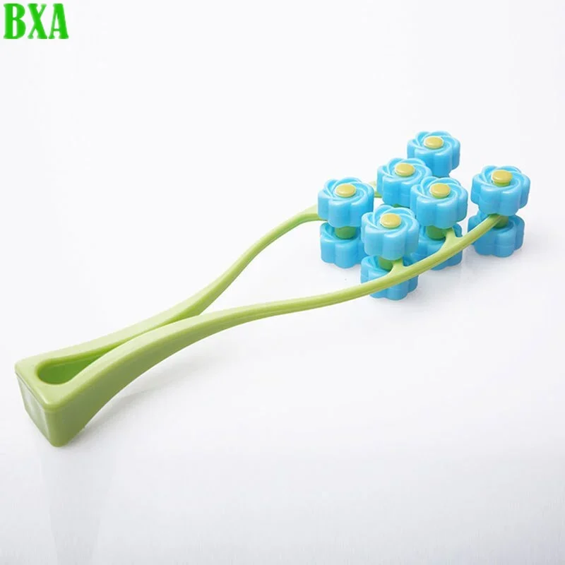 Portable Facial Massager Roller Slimming Face Flower Shape Anti Wrinkle Face-Lift Relaxation Beauty Tools Finger Massage