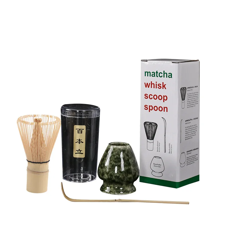 2023 new Handmade Home Easy Clean coconut Matcha Tea Set Tool Stand Kit  Bowl Whisk ScoopBirthday gift Ceremony Kitchen supplies - AliExpress