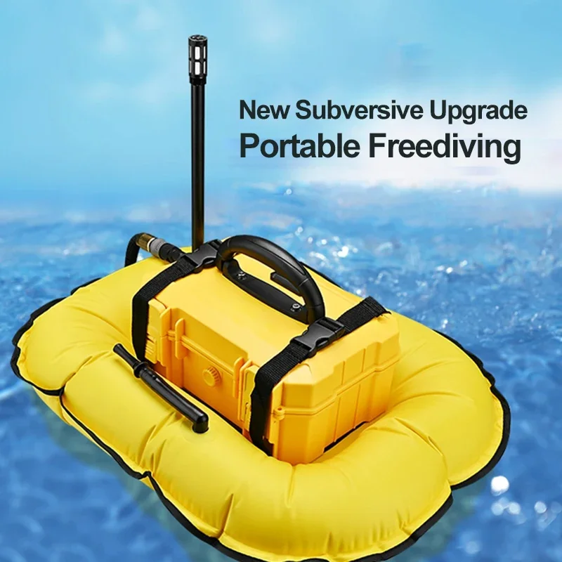 Deepest 15 Meters 3-5.5 Hours Scuba Diving Snorkel Equipment Trap Mobile Ventilator Underwater Snorkel Winter Ice Diving 2