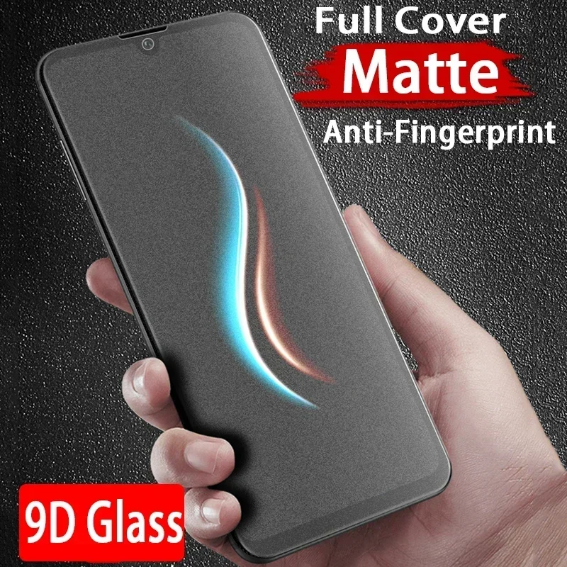 

9D Anti-fingerprint Tempered Glass On for Samsung Galaxy A54 A34 A24 4G A14 M54 5G 2023 Matte Screen Protector Protective Film