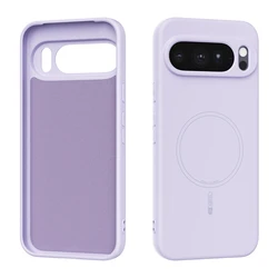 MagSafe Magnetic Shockproof Protective Phone Case with Soft Bumper - Google Pixel 10 (Purple)