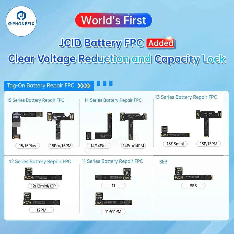 4th Gen Battery Repair Tag-on Flex Cable for iPhone 11 12 13 14 15 16 Pro max