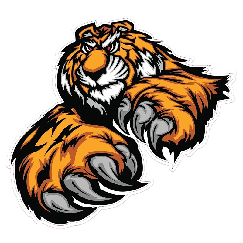 Рисунок 2 - 10909 # Clawing Tiger виниловая наклейка