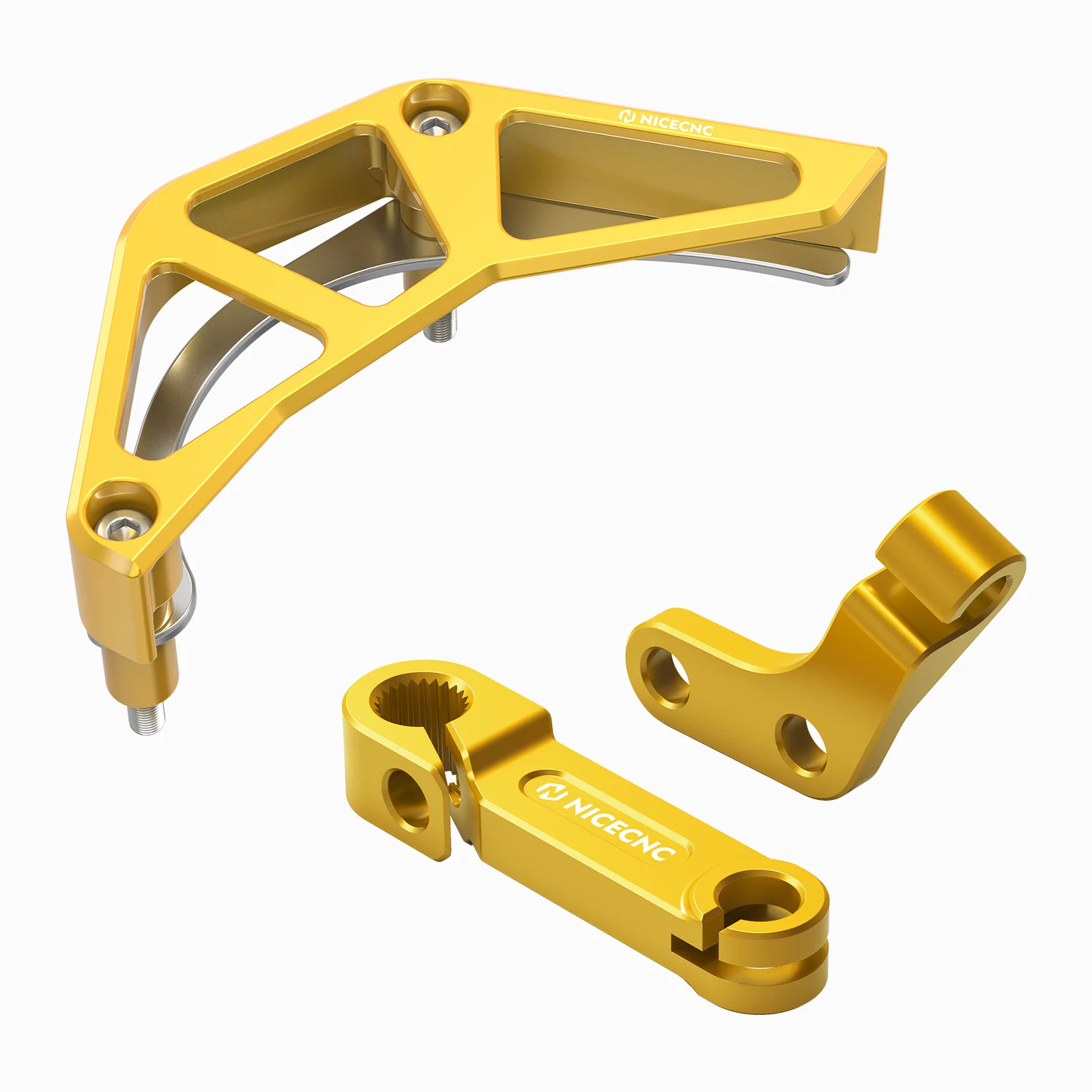 NICECNC Für Suzuki DRZ400SM DRZ400S DRZ400 S SM 2000–2024 2023, Kupplungsarm, Hebelhalterung und vorderer Kettenschutz, Kettenradschutz – Detail 12