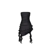 Summer Sexy Mini Dress Women Sleeveless Strapless Streetwear Backless Bodycon Black Dress Party A-LINE Dresses Y2k - Image 6