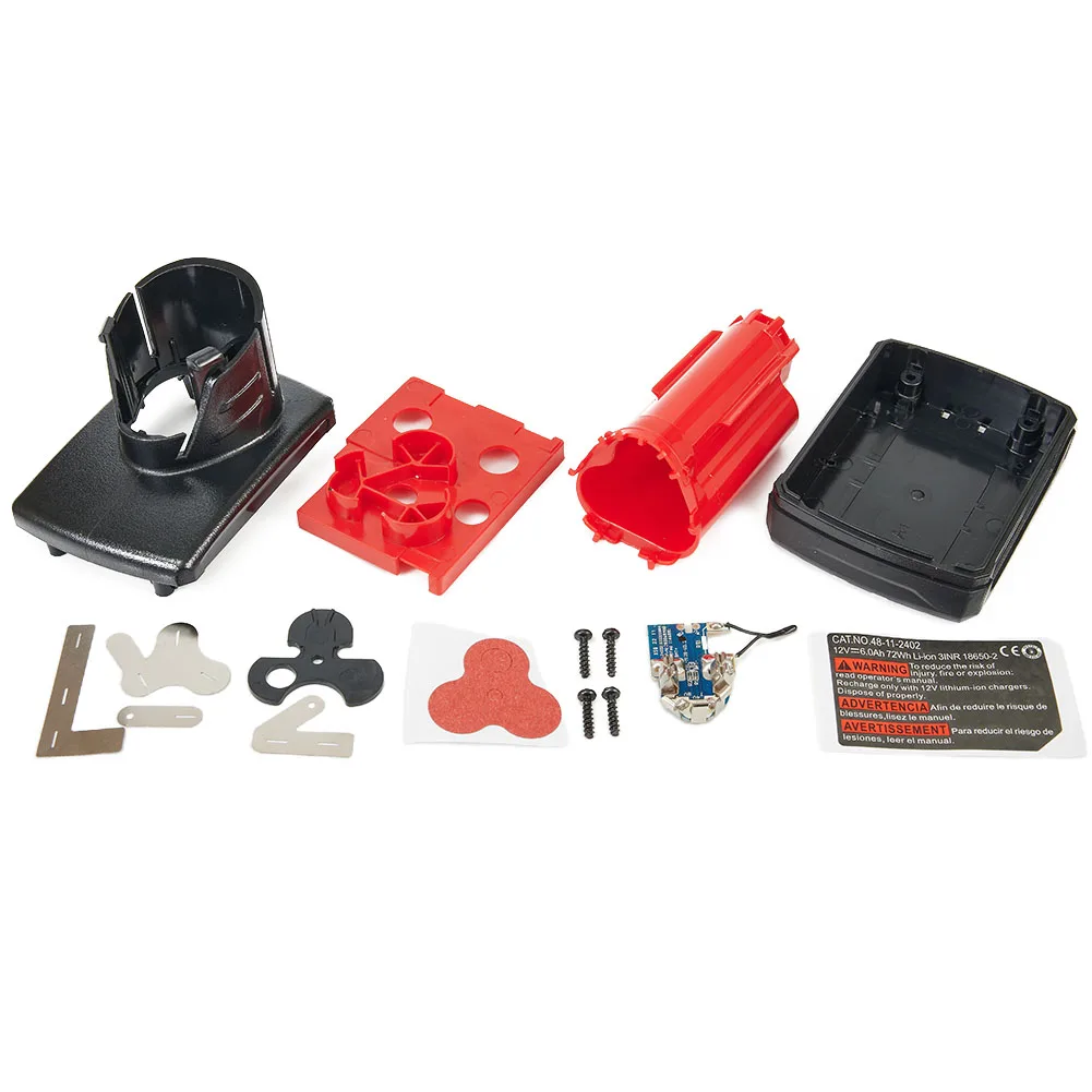 

Lithium Battery 6-cell Plastic Shell PCB Protection Board Kit Suitable For Milwitch 12V Lithium Power Tools