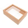Wooden Money Bank Picture Frame Decorative Coin Bank 7 inch Shadow Box Money Saver Box Clear Money Jar for Adults Money Savi 1