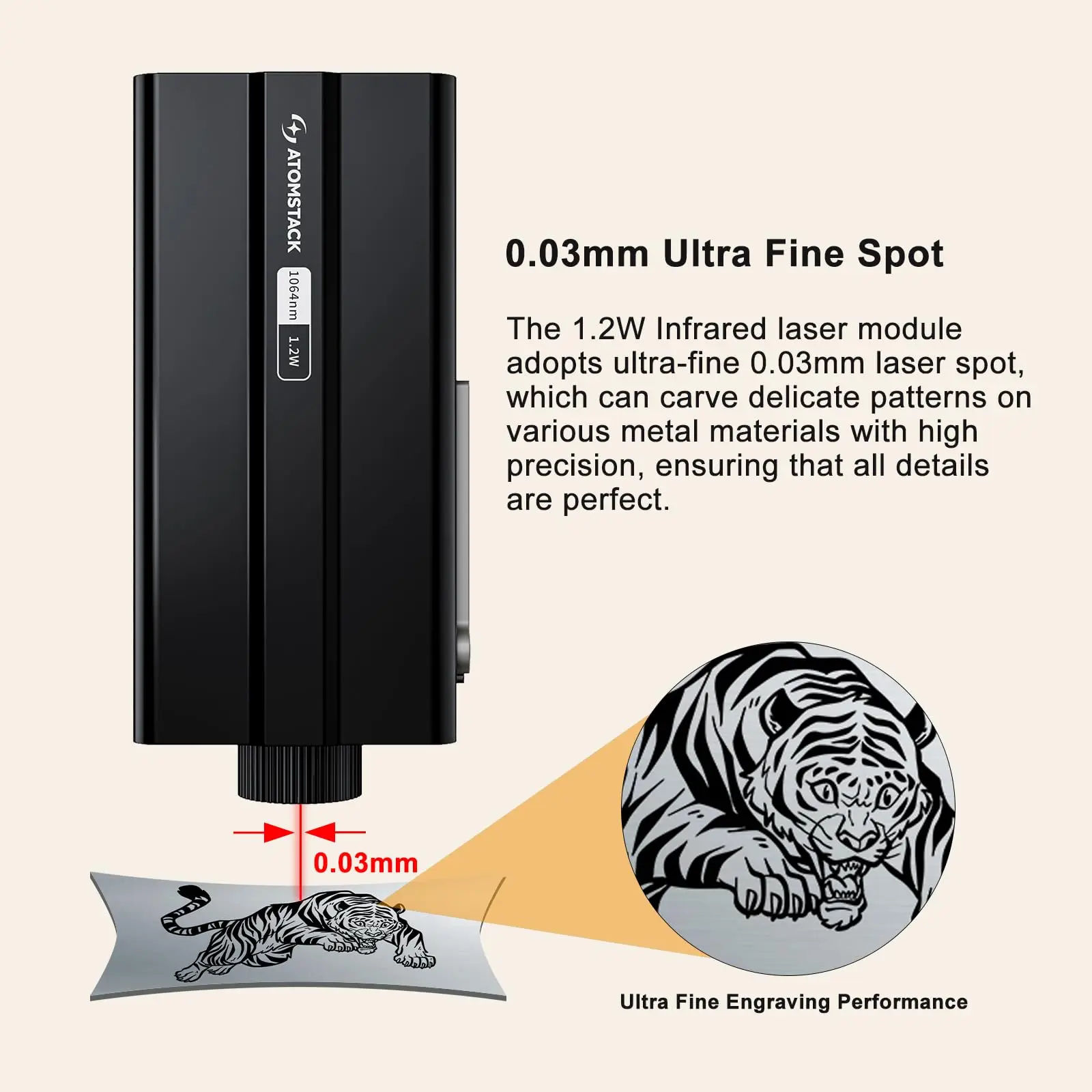 ATOMSTACK P1 5W+1.2Wデュアルレーザー彫刻機 Amazon | ATOMSTACK P1デュアルレーザー彫刻機、5Wダイオード