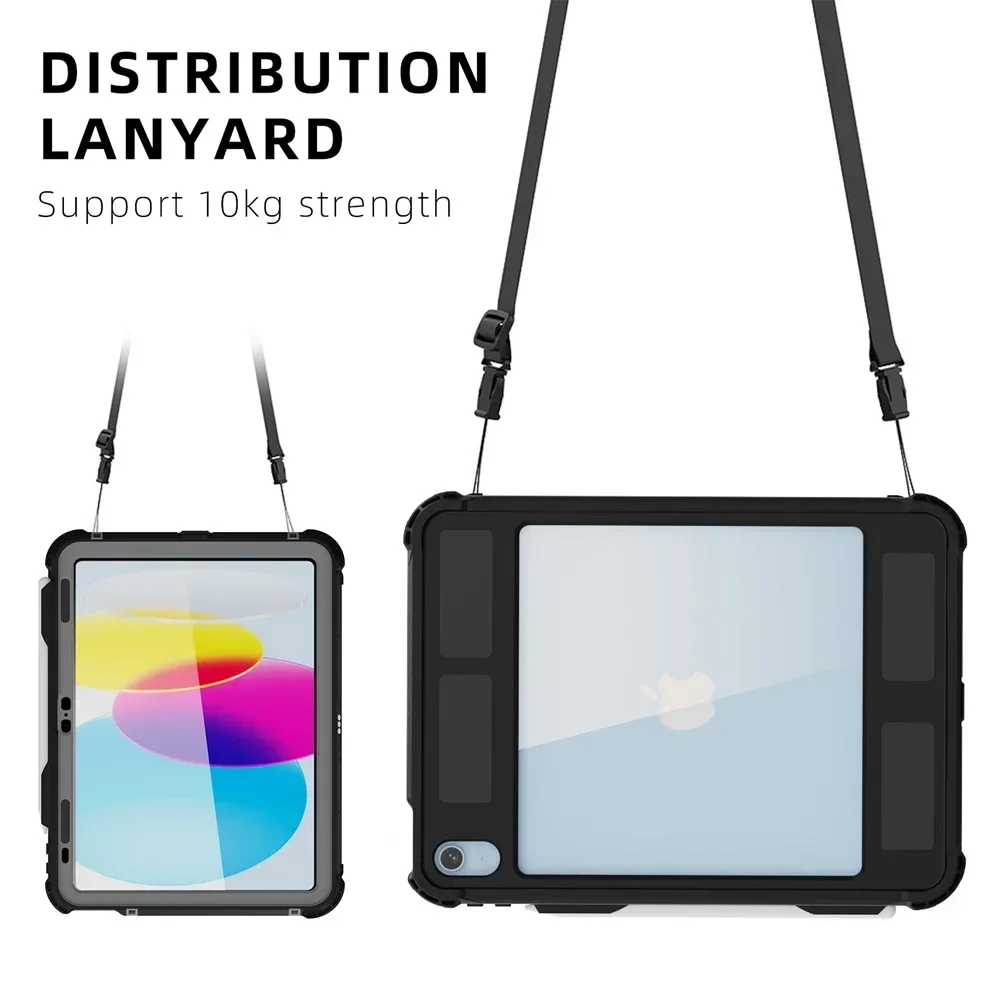 Universal Waterproof Shock-Resistant iPad Case Cover