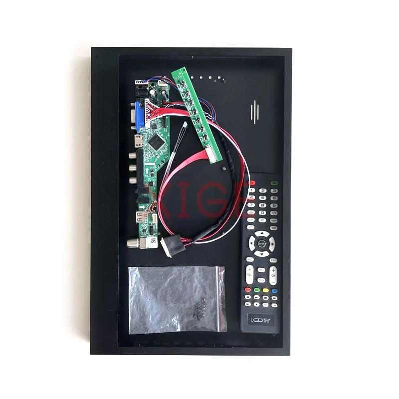 

For LTN133AT23/LTN133AT28 Metal Case&Controller Board DIY Kit 1366*768 Screen 13.3" TV Analog Signal LVDS 40-Pin USB+AV+HDMI+VGA