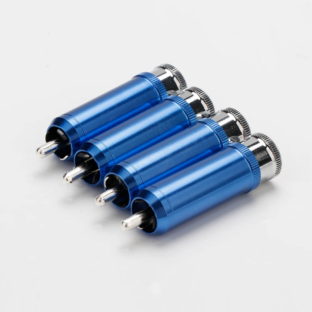 Hochwertiger versilberter RCA-Stecker (männlich) für DIY-HiFi-Audio-Lautsprecher-Verstärker-Signalkabel – Detail 8