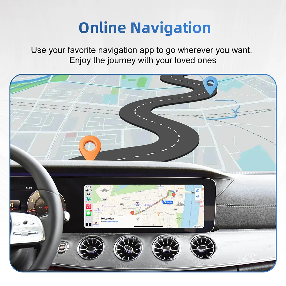 Mercedes-Benz CarPlay Android Auto Media Box Image 8