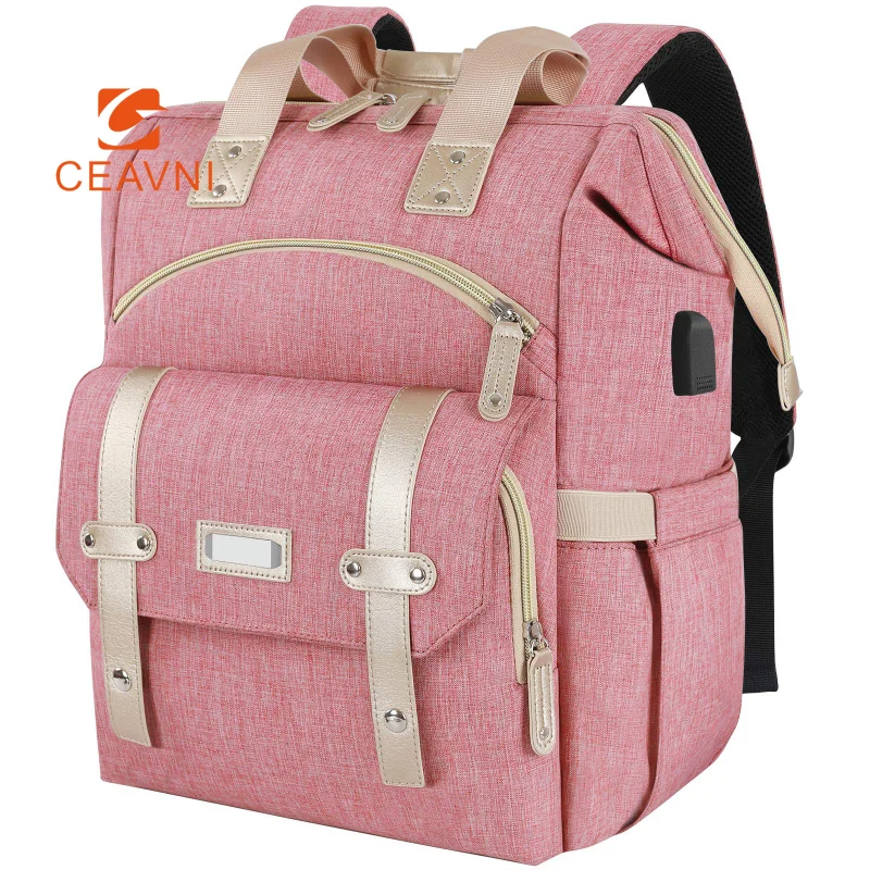 

CEAVNI 2023 New Women's Backpack Large Capacity Business Laptop Multifunctional Portable Backpack Outdoor Travel Tote Backpack