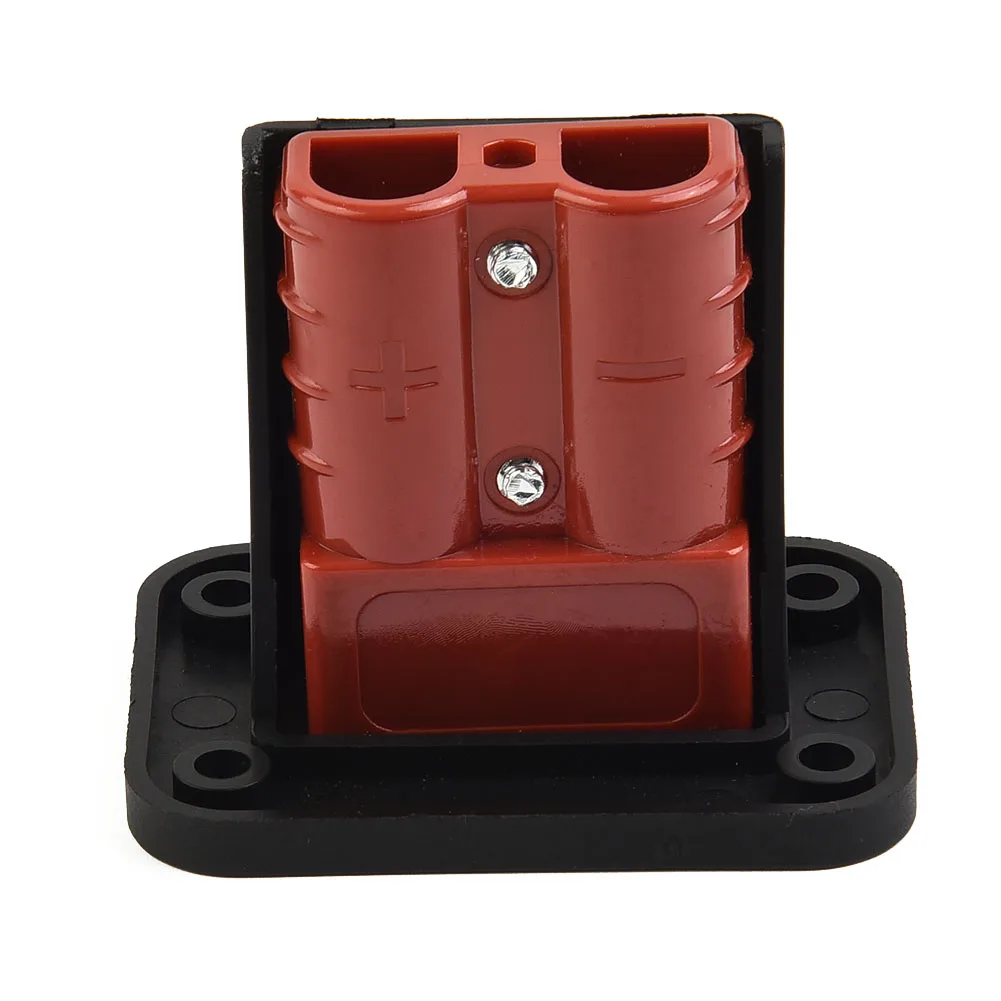 Twin Dual Flush Mount 50 Amp For Anderson Plug Mounting Bracket Caravan Trailer Truck For Anderson Connection Plug Connector 1pc