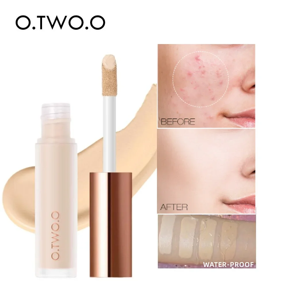 Liquid Concealer liquid concealer makeup concealer waterproof concealer face concealer concealer foundation cream makeup base cream O.TWO.O Makeup Face Concealer Full Coverage Long Lasting Waterproof Liquid Base Eye Dark Circles Concealer