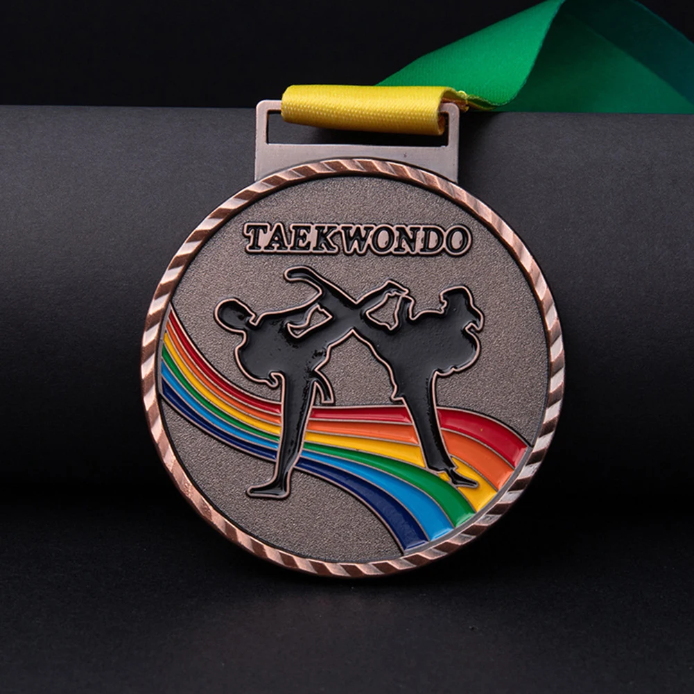 1/5/10PCS Taekwondo Winner Medals for Kids Adults Sports Gold Silver Bronze Medal High quality Zinc Alloy Tae kwon do Souvenirs