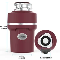 Kitchen Waste Disposal Waste Shredder Machine For Kitchen Sink AC Motor Batch Food Disposers 2