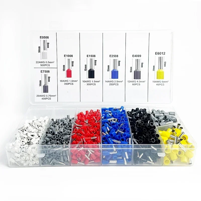 Insulated Wire Crimp Ferrule Terminal Set 5