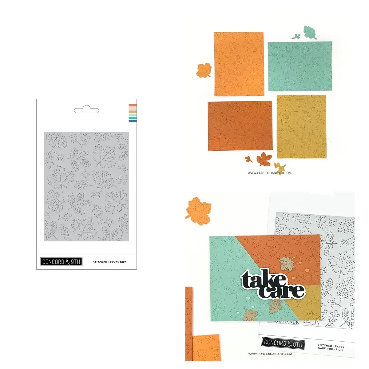 

New Stitched Leaves Card Front Metal Cutting Dies for Decorating Scrapbook Diy Paper Card Album Mould Embossing Craft