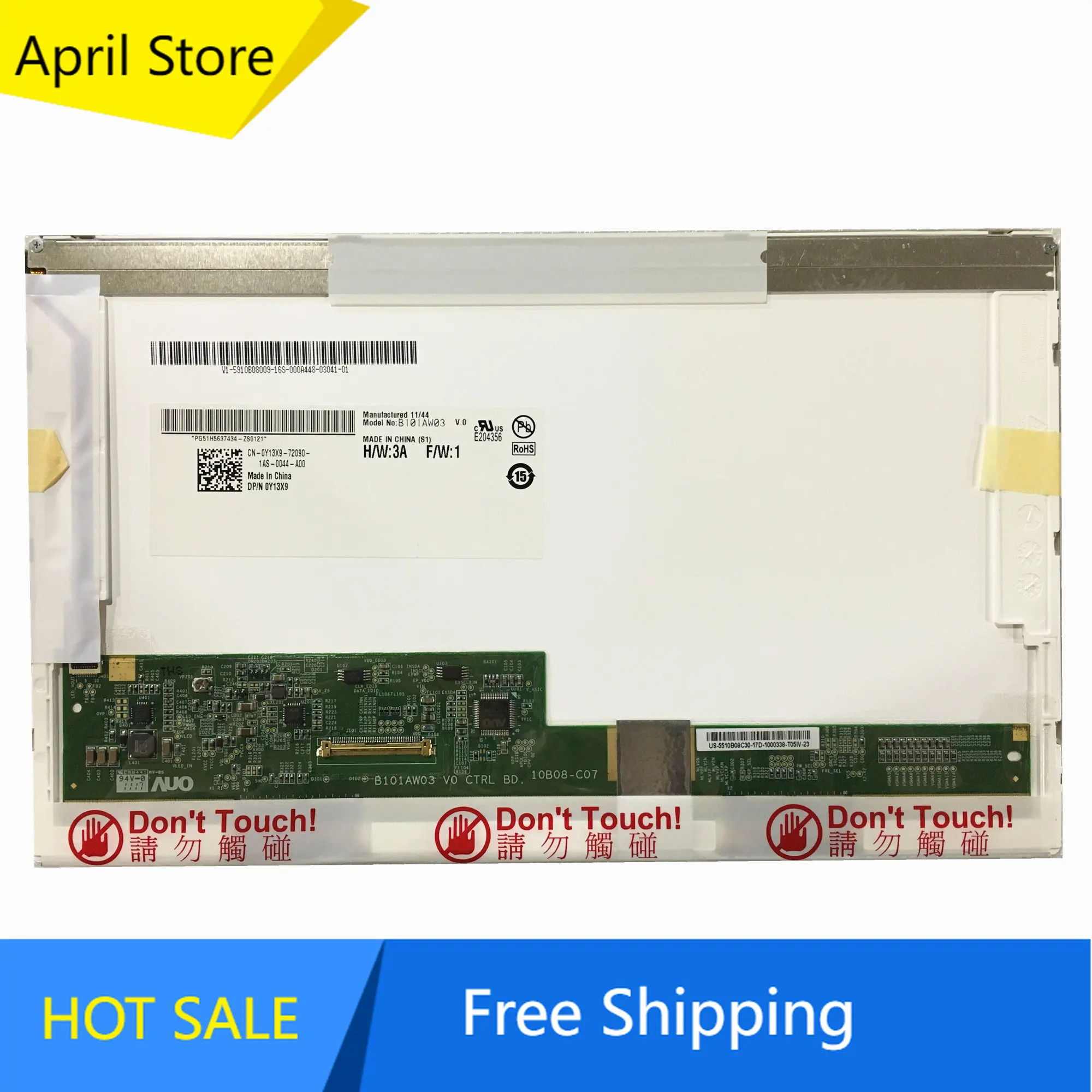 

Free shipping B101AW03 V.0 V0 N101LGE-L21 N101L6-L0B LP101WSA-TLA1 TLN1 CLAA101NB01A Laptop LCD Screen 1024*600 LVDS 40pins