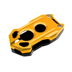 Premium Motorcycle Key Case Cap Cover and Chain Guard (Yellow)