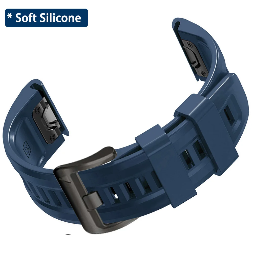 Premium Leather-Silicone Hybrid Wristband with QuickFit Adjustment